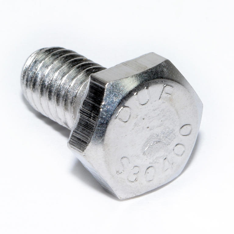 304 SS HEX CAP SCREW 1/4-20X1/2