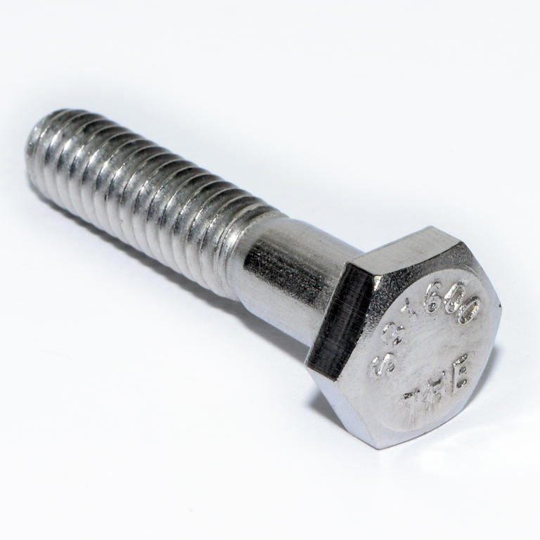 316 SS HEX CAP SCREW 1/4-20X1-1/4