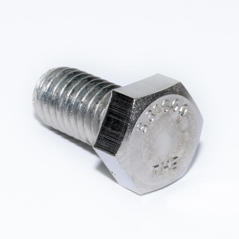 316 SS HEX CAP SCREW 3/8-16X1