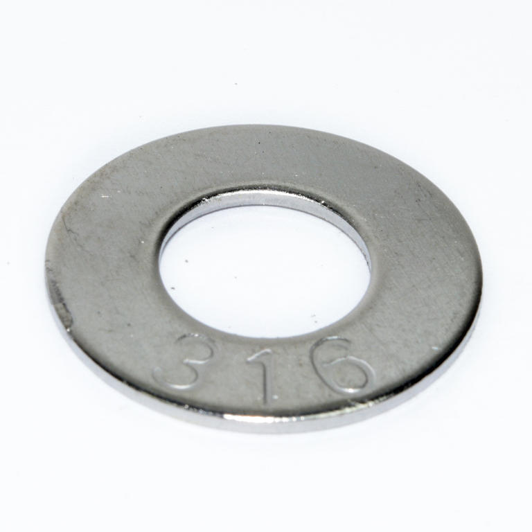 316 SS FLAT WASHER 1/4
