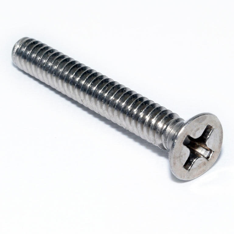 18-8 SS PHIL FLAT MACH SCREW 6-32X1