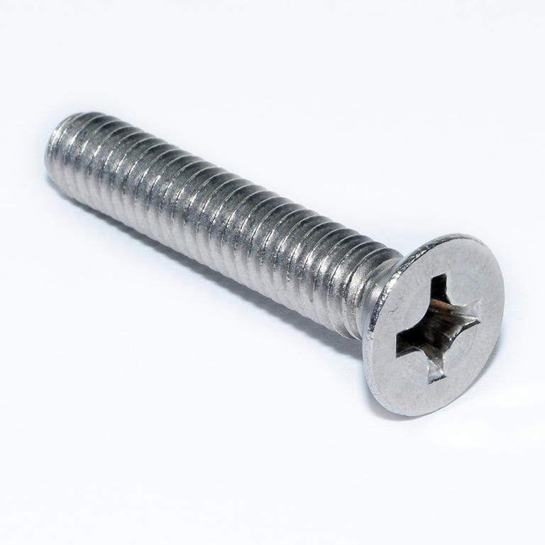 18-8 SS PHIL FLAT MACH SCREW 10-32X1