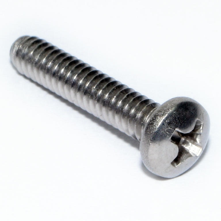 18-8 SS PHIL PAN MACH SCREW 6-32X1/2