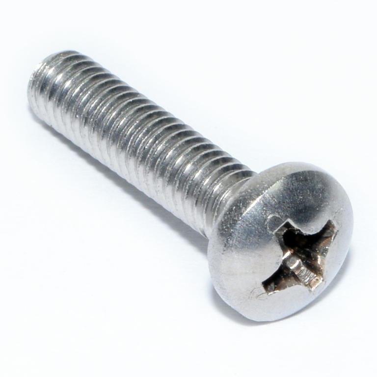 18-8 SS PHIL PAN MACH SCREW 8-32X1