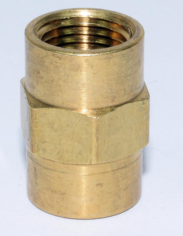 BRASS PIPE COUPLING 1/2FPT
