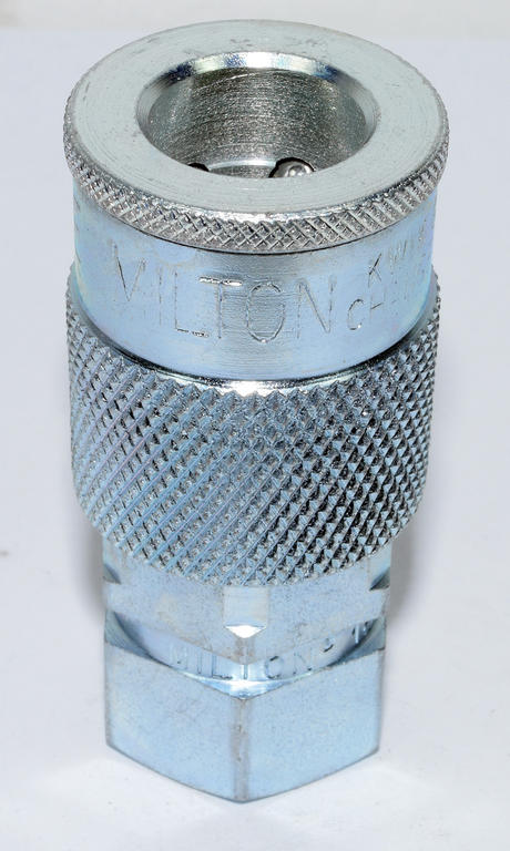 FEMALE AIR COUPLER BODY 3/8 X 3/8 NPT H STYLE STEEL #1835