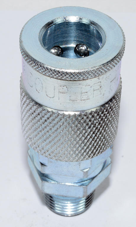 MALE COUPLER BODY 3/8 X 3/8 MPT H STYLE #1836