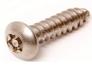 SS BUTTON HEAD SECURITY TAPPING SCREW 10X3/4 TORX WITH PIN TAMPER RESISTANT SHEET METAL SCREW