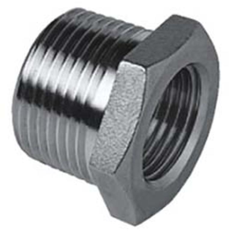 304 SS PIPE FITNG HEX BUSHING 150# 1/2X3/8