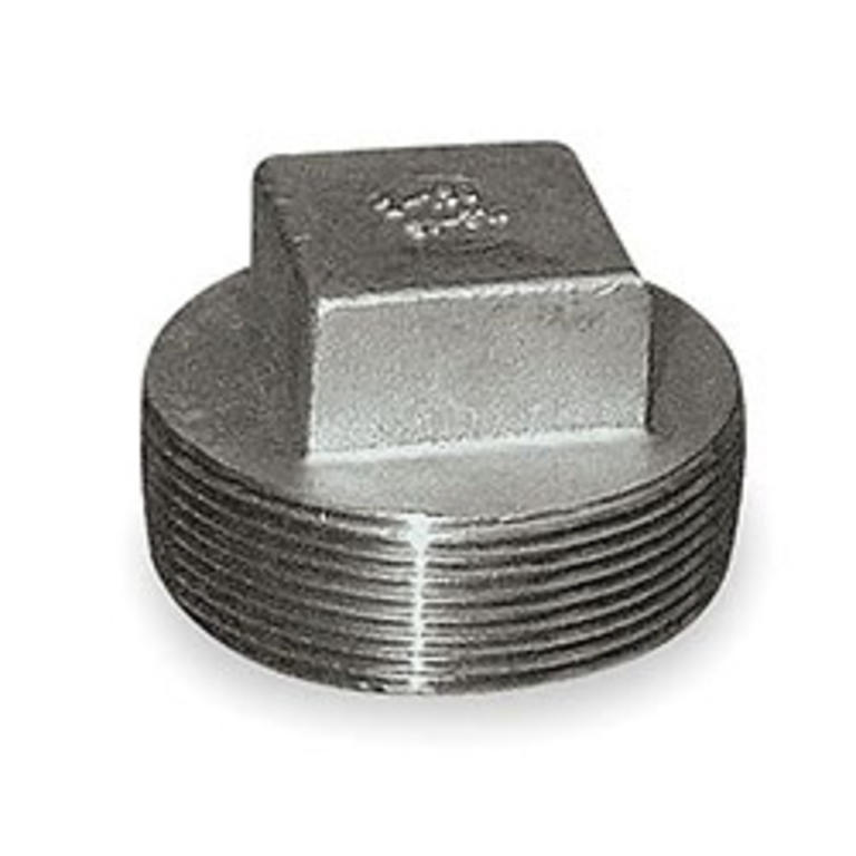 304 SS SQUARE HEAD PLUG 150# 1/2