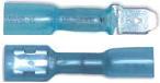 CRIMP SOLDER SHRINK #14-16GA 1/4FEM TAB BLUE SLIP ON CONNECTOR
