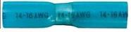 USA MADE SOLDER SHRINK BUTT CONNECTOR 16-14GA BLUE