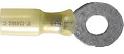 CRIMP/HT SHRINK RING TERMINAL #16-14 GAX#6 STUD BLUE