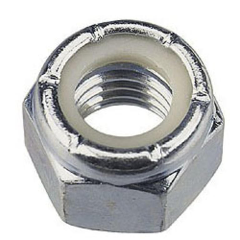 MET NYLON INSERT LOCK NUT M8X1.25P ZINC