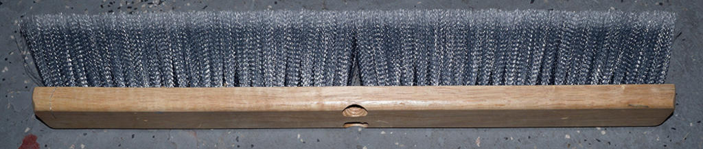 PUSH BROOM HEAD ONLY GRAY FLAG 24"