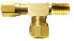 BRASS AIR BRAKE-MALE RUN TEE 3/8TBX3/8TBX1/4MPT 1471X6