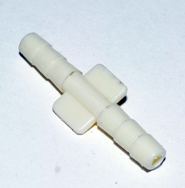 BARBED PLASTIC HOSE 3/16X3/16 straight hose connector