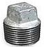 SQUARE HD PLUG 150#X2 GALV