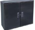 BLACK UTILITY CABINET W35.25XD12.5XH30