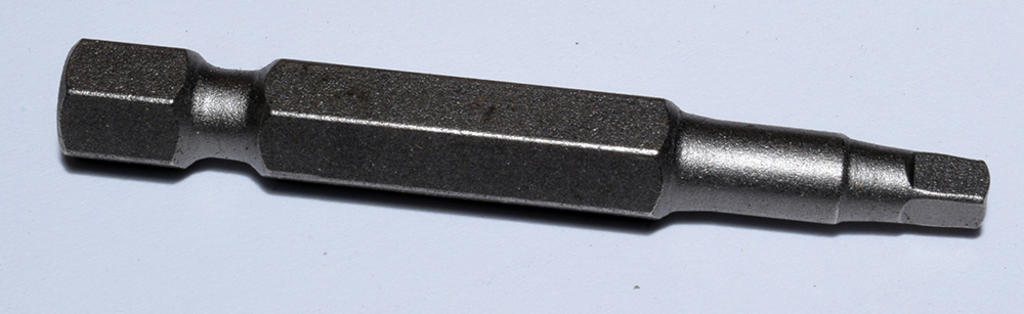 SQUARE DRIVER BIT LONG 1/4X1-5/16 FITS #12-#14 #3