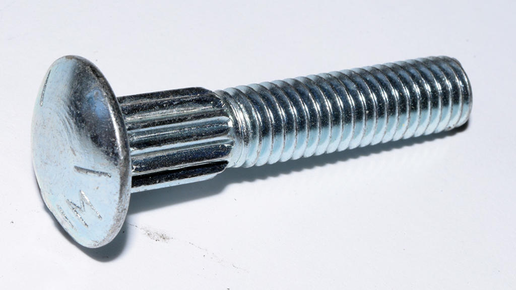 GR5 CARRIAGE BOLT 3/8-16X2 RIB NECK ZINC