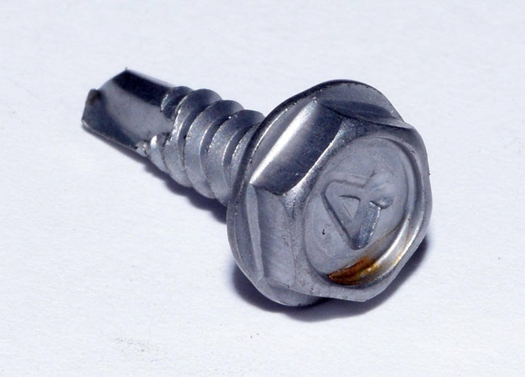SS HEX WASHER HD DRILL SCREW 8X3/4