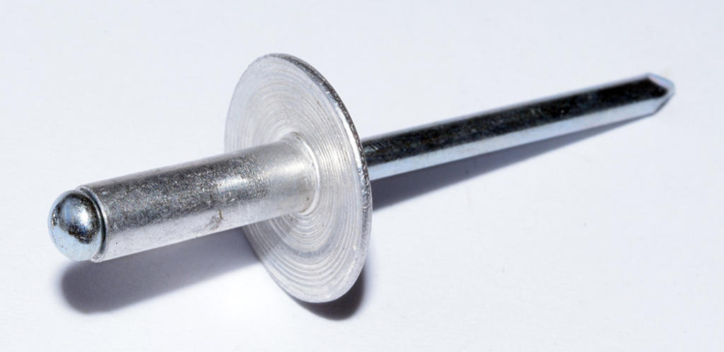 LARGE FLANGE BLIND RIVET(40350) AL/ST 3/16X1/4 TO 3/8