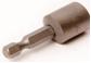 MAGNETIC SOCKET HEX DRIVER BIT "1/4X1-7/8" 3/8BIT FITS SCREW SIZE #14 1/4