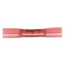 CRIMP/HT SHRINK BUTT CONNECTOR #22-18GA RED/CLEAR