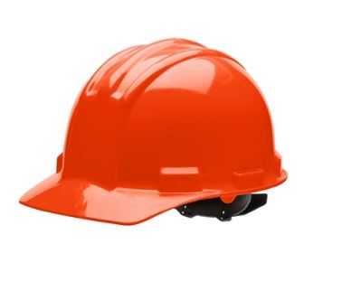 HARD HAT ORANGE HI VIZ NO LOGO