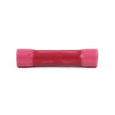 BUTT CONNECTOR VINYL #22-18 GA RED