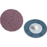 SCREW ON LOCKING DISC "2" 36GRIT ALUMINUM OX MAROON
