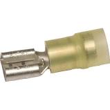 USA MADE EASY DISCONNECT TERM NYLON #12-10 GAX1/4 FEMALE RECEPTCLE YELLO
