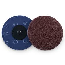 SCREW ON LOCKING DISC "2" 60GRIT ALUMINUM OX MAROON