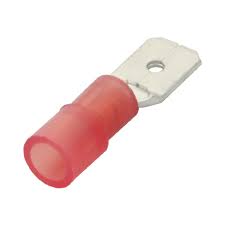 USA MADE EASY DISCONNECT TERMINAL NYLON 45183N #22-18 GAX1/4 TAB MALE RED