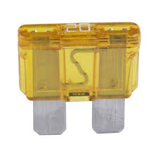 AUTO FUSES ATO 20 AMPS YELLOW