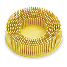 LOCKING BRISTLE DISK 3X80GRIT YELLOW