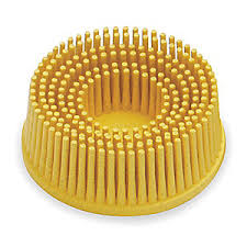 LOCKING BRISTLE DISK 2X80GRIT YELLOW 7525